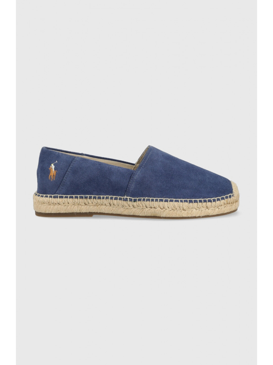 Semišové espadrilky Polo Ralph Lauren CEVIO tmavomodrá barva